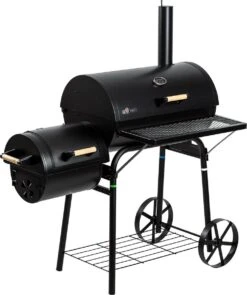 El Fuego Dakota - Barbecue - Smoker - Zwart - Grilloppervlak 66 X 41 Cm - Afmeting 132,5 X 66 X 122 Cm -Optimaal Barbecue Winkel 1005x1200 1