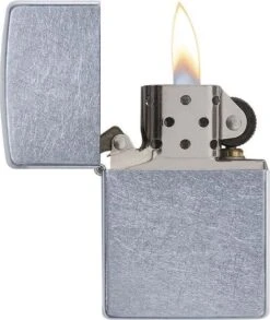Aansteker Zippo Street Chrome -Optimaal Barbecue Winkel 1012x1200