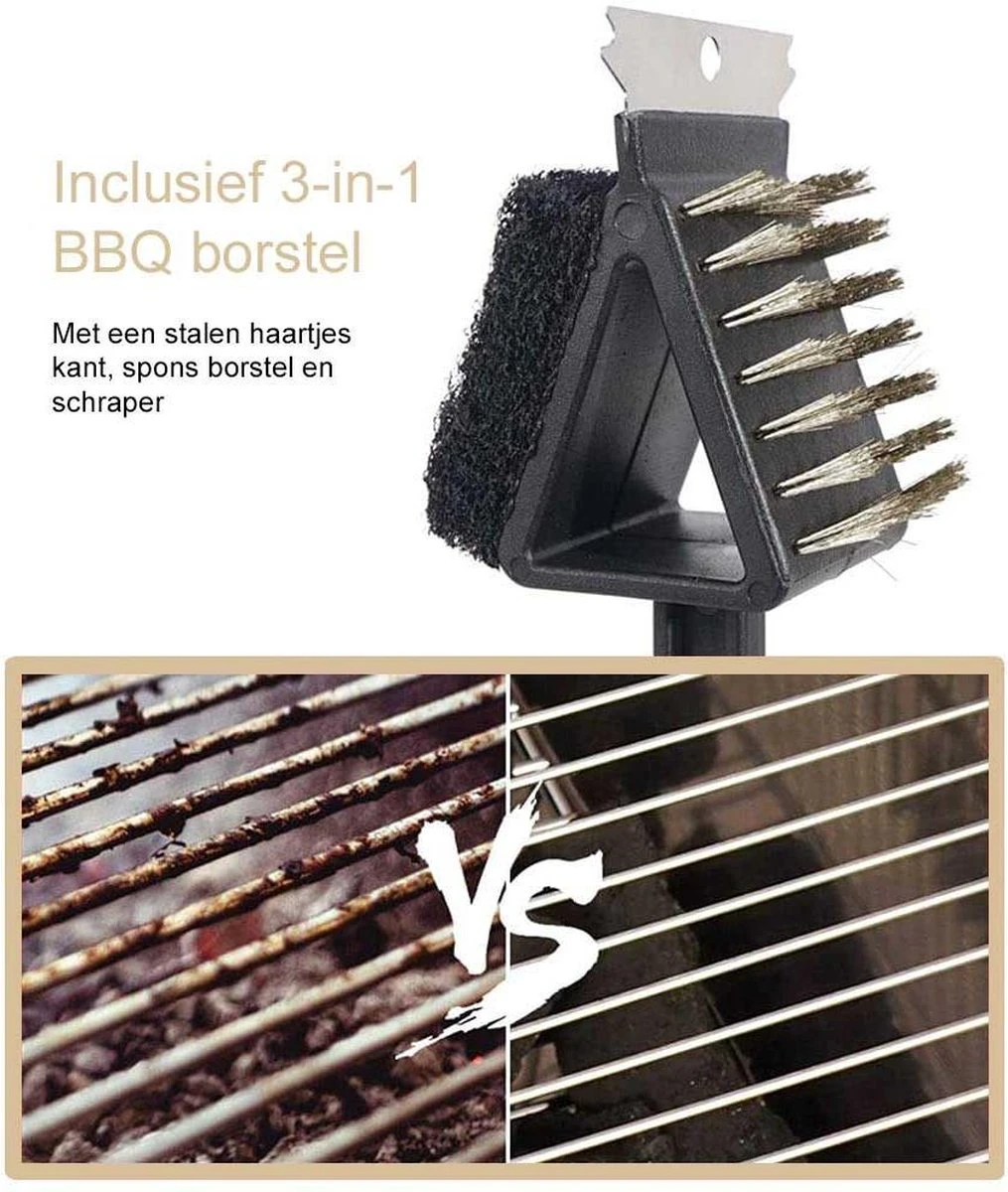 BBQ Aansteker Inclusief 3-in-1 BBQ Borstel - Looftlighter - One Minute Lighter - Elektrische BBQ Aansteker - BBQ Starter - BBQ Accessoires 6 BBQ Aansteker Inclusief 3-in-1 BBQ Borstel - Looftlighter - One Minute Lighter - Elektrische BBQ Aansteker - BBQ Starter - BBQ Accessoires - Afbeelding 6