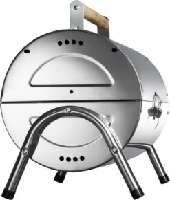 BBQ Collection Houtskoolbarbecue - Cilinder - Chroom -Optimaal Barbecue Winkel 1024x1200