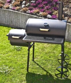 El Fuego Dakota - Barbecue - Smoker - Zwart - Grilloppervlak 66 X 41 Cm - Afmeting 132,5 X 66 X 122 Cm -Optimaal Barbecue Winkel 1025x1200