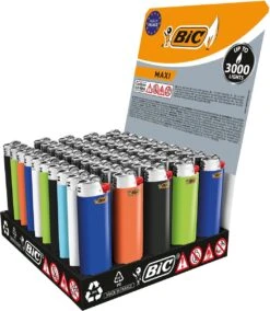 BIC Lighter Aansteker Maxi J26 Display(50stuks) 6 BIC Lighter Aansteker Maxi J26 Display(50stuks) -Optimaal Barbecue Winkel 1045x1200 1