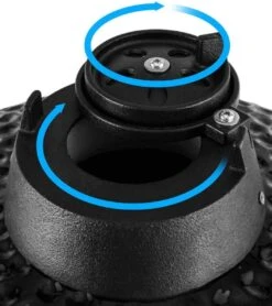 Patton Kamado 15" - Keramisch - Tafel Model - Premium Black - Medium - Zwart -Optimaal Barbecue Winkel 1065x1200