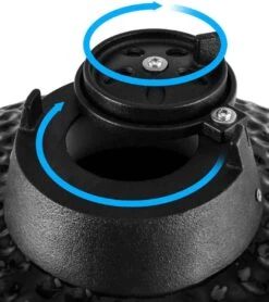 Patton Kamado Grill 13" - Keramisch - Kookoppervlak Ø 28 - Mat Zwart -Optimaal Barbecue Winkel 1066x1200