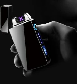 Merkloos Cuberna Elektrische Plasma USB Aansteker Met Batterij Indicator Ice Black - Wind En Storm Bestendig - Geschikt Voor Kaarsen, Vuurwerk, Sigaretten En BBQ 10 Merkloos Cuberna Elektrische Plasma USB Aansteker Met Batterij Indicator Ice Black - Wind En Storm Bestendig - Geschikt Voor Kaarsen, Vuurwerk, Sigaretten En BBQ -Optimaal Barbecue Winkel 1099x1200