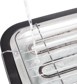 Tristar BQ-2813 Electrische Tafelbarbecue - Grilloppervlak (LxB) 38x22 Cm - 2000W - Zwart -Optimaal Barbecue Winkel 1103x1200 1