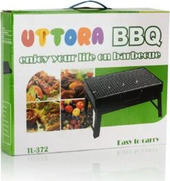 Merkloos Decopatent® Portable Houtskool BBQ - Barbecue - Inklapbaar - Barbecue Houtskool - Tafel Grill - Camping - Strand - Festival - Park -Optimaal Barbecue Winkel 1130x1200