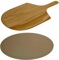 Merkloos Excellent Houseware Pizza-baksteen - Met Pizza-schep -Optimaal Barbecue Winkel 1179x1200 2