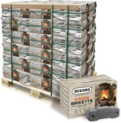 Merkloos Rekord Bruinkool Briketten 1x 18 Stuks - Briketten - Haardhout- Kachel- Lignite - 10 Kg. -Optimaal Barbecue Winkel 1180x1200 3