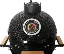 Patton Kamado 15" - Keramisch - Tafel Model - Premium Black - Medium - Zwart -Optimaal Barbecue Winkel 1200x1012