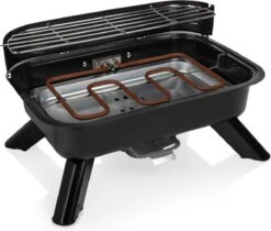 Princess 112252 Hybride Barbecue – Elektrische BBQ - Tafelmodel - 2000W - 44x 29cm - Gebruik Elektrisch Of Met Kolen -Optimaal Barbecue Winkel 1200x1018