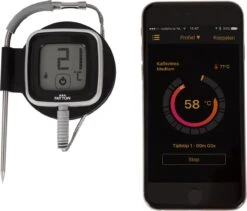 Patton Kamado Houtskool Barbecue - 18" - Grilloppervlak Ø 39 Cm - Met Bluetooth Thermometer - Groen -Optimaal Barbecue Winkel 1200x1024