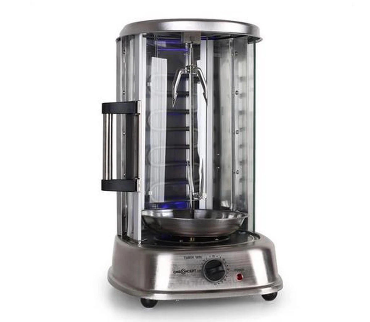 OneConcept Kebab Master Pro Grill Tafelblad Electrisch Roestvrijstaal 2 OneConcept Kebab Master Pro Grill Tafelblad Electrisch Roestvrijstaal - Afbeelding 2