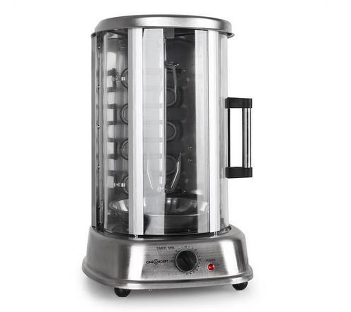 OneConcept Kebab Master Pro Grill Tafelblad Electrisch Roestvrijstaal 3 OneConcept Kebab Master Pro Grill Tafelblad Electrisch Roestvrijstaal - Afbeelding 3