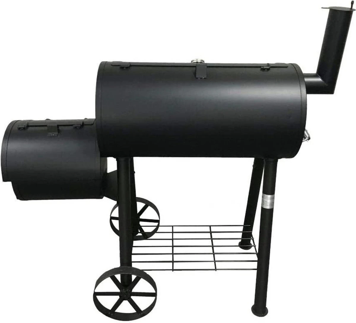 Fire Beam Houtskool Barbecue - Grilloppervlak (LxB) 35 X 66 Cm - Smoker - Zwart 7 Fire Beam Houtskool Barbecue - Grilloppervlak (LxB) 35 X 66 Cm - Smoker - Zwart - Afbeelding 7