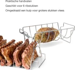 Barbecook Vlees & Ribrek - Spareribs Houder - RVS - Inox Barbecook Vlees & Ribrek - Spareribs Houder - RVS - Inox 11 Barbecook Vlees & Ribrek - Spareribs Houder - RVS - Inox Barbecook Vlees & Ribrek - Spareribs Houder - RVS - Inox -Optimaal Barbecue Winkel 1200x1114 2