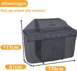 Waterdichte BBQ Hoes - Premium 170x61x117 Cm Barbecue Beschermhoes - Cover -Optimaal Barbecue Winkel 1200x1114