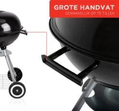 BBQ Collection Houtskoolbarbecue - Kogelbarbecue 45 X 60 Centimeter - Ronde Barbecue - Barbecue Op Wielen - Zwart - Metaal -Optimaal Barbecue Winkel 1200x1116 1