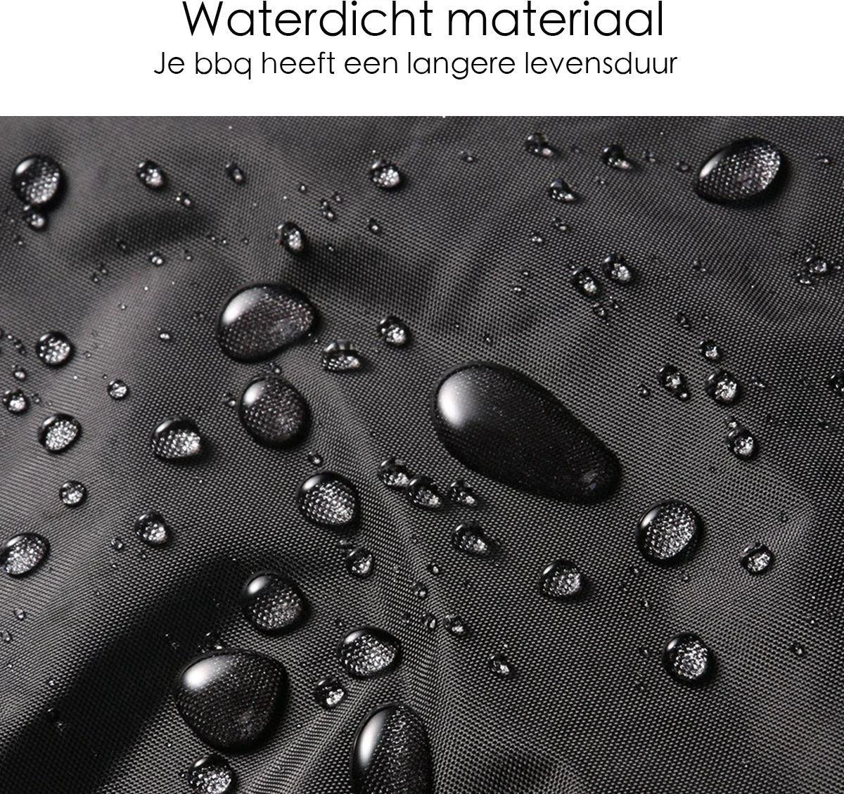 BBQ Beschermhoes - Voor Kamado - Universeel - Tot 23 Inch - Zwart 3 BBQ Beschermhoes - Voor Kamado - Universeel - Tot 23 Inch - Zwart - Afbeelding 3