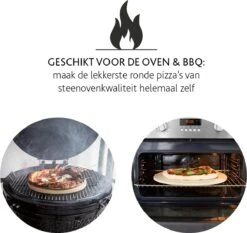 Boska Pizzasteen Deluxe - Voor Oven & BBQ - Knapperige Pizza's - Ø 29.5 Cm - BBQ Accessoires 21 Boska Pizzasteen Deluxe - Voor Oven & BBQ - Knapperige Pizza's - Ø 29.5 Cm - BBQ Accessoires -Optimaal Barbecue Winkel 1200x1131 1