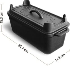 Burnhard Gietijzeren Broodpan 3,5 L - Broodbakvorm -Optimaal Barbecue Winkel 1200x1136 1