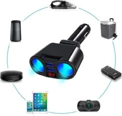 Auto Sigarettenaansteker Splitter - USB Ingang Auto - 2 Sigaretten Aansluitingen - Autolader 12 Auto Sigarettenaansteker Splitter - USB Ingang Auto - 2 Sigaretten Aansluitingen - Autolader -Optimaal Barbecue Winkel 1200x1144 1