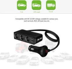 WiseGoods - Premium Auto Sigarettenaansteker Splitter - 4 Poorten USB - Autolader USB - Autolader Splitter - 12V Splitter -Optimaal Barbecue Winkel 1200x1158 2