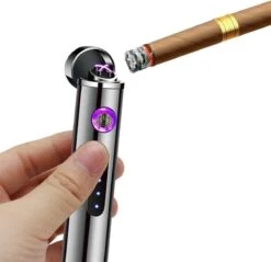Allkinds Oplaadbare Elektrische Aansteker - USB Plasma Aansteker - Duurzaam - Windbestendig - Zwart -Optimaal Barbecue Winkel 1200x1161 2