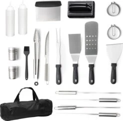 BBQ Gereedschapset - Opbergtas - BBQ Accessoires - BBQ Tang - BBQ Set - BBQ Borstel - BBQ Gereedschap - Roestvrij Staal 15 BBQ Gereedschapset - Opbergtas - BBQ Accessoires - BBQ Tang - BBQ Set - BBQ Borstel - BBQ Gereedschap - Roestvrij Staal -Optimaal Barbecue Winkel 1200x1177 9