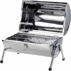 BBQ Collection Houtskoolbarbecue - Cilinder - Chroom -Optimaal Barbecue Winkel 1200x1193