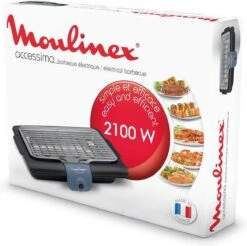 Moulinex BG134812 Barbecue Tafelblad Electrisch 2100W Zwart, Blauw, Zilver Barbecue -Optimaal Barbecue Winkel 1200x1194 1