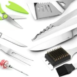 Saveur Royal® 35-delige Barbecue Gereedschapset In Roestvrij Staal - BBQ Grill Set Met Draagtas - Barbecuegerei-sets - Barbecue Accessoires Gereedschap - 35-delig -Optimaal Barbecue Winkel 1200x1195 2