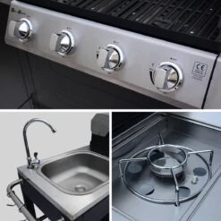 Alice's Garden Gas BBQ D'Artagnan - Zwart - 5 Branders - Buitenkeuken 6 Alice's Garden Gas BBQ D'Artagnan - Zwart - 5 Branders - Buitenkeuken -Optimaal Barbecue Winkel 1200x1200 160