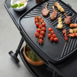 Barbecook Alexia - Elektrische Bbq - Afneembare Grill - Zijtafels - Wielen - 84x55x97cm -Optimaal Barbecue Winkel 1200x1200 225