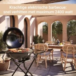 SUNTEC Elektrische BBQ 9493 - Geschikt Voor Buiten Als Tafelbarbecue Of Staande Barbecue - Barbecue Voor Balkon, Terras, Tuin En Camping - Elektrisch Barbecueën Met Max. 2400 Watt - Mobiel Onderstel -Optimaal Barbecue Winkel 1200x1200 233