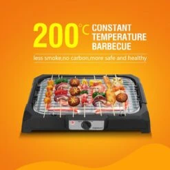 Aigostar Lava 30LDQ - Elektrische Grill - BBQ - Tafel Barbecue - Grilloppervlakte 41 X 24 Cm - 2000 Watt -Optimaal Barbecue Winkel 1200x1200 239