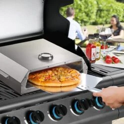 Bighorn Pizzaoven Met Pizzasteen Voor Barbecue - Grilloven - Draagbare - Edelstaal -Optimaal Barbecue Winkel 1200x1200 247