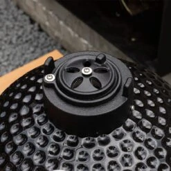 BluMill Kamado BBQ Egg - Kamado 13 Inch - Incl. Vlees Thermometer - Houtskoolbarbecues - Zwart - Ø 27cm -Optimaal Barbecue Winkel 1200x1200 27