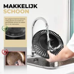 Ozocozy BBQ-ONE Houtskool Tafelbarbecue - Ø30 Cm- Zwart - Incl. Draagtas, Siliconen Bakkwast En RVS-Barbecuetang -Optimaal Barbecue Winkel 1200x1200 34