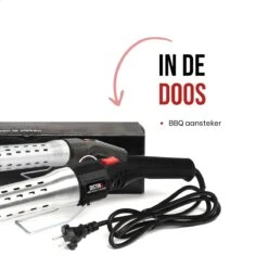 DistinQ BBQ Lighter Aansteker - Elektrische Barbecue Looftlighter Houtskool Starter Voor Barbecue, Grill En Open Haard - 2000 Watt -Optimaal Barbecue Winkel 1200x1200 409