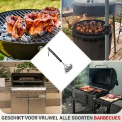 BBQ Borstel Staal RVS Reinigingsborstel Barbecue Grill Accessoires -Optimaal Barbecue Winkel 1200x1200 447