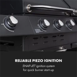 Klarstein Kingsville Double Barbecue - Houtskool- En Gasbarbecue - Smoker BBQ - Inclusief Deksels En Thermometer - Met 2 Roosters - Zwart -Optimaal Barbecue Winkel 1200x1200 45