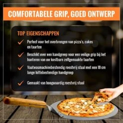 Inpro Pizzaschep RVS - Rond - Voor BBQ En Oven - Pizzaspatel - Taartschep - Houten Handvat - BBQ Gereedschap - Keukengerei - 30 Cm Diameter - Spatel 15 Inpro Pizzaschep RVS - Rond - Voor BBQ En Oven - Pizzaspatel - Taartschep - Houten Handvat - BBQ Gereedschap - Keukengerei - 30 Cm Diameter - Spatel -Optimaal Barbecue Winkel 1200x1200 469