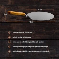 Inpro Pizzaschep RVS - Rond - Voor BBQ En Oven - Pizzaspatel - Taartschep - Houten Handvat - BBQ Gereedschap - Keukengerei - 30 Cm Diameter - Spatel 20 Inpro Pizzaschep RVS - Rond - Voor BBQ En Oven - Pizzaspatel - Taartschep - Houten Handvat - BBQ Gereedschap - Keukengerei - 30 Cm Diameter - Spatel -Optimaal Barbecue Winkel 1200x1200 471