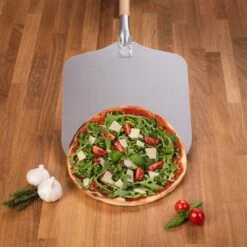Blumtal Professionele Pizzaschep - 30,5 X 30,5 Cm - Houten Grip 85 Cm -Optimaal Barbecue Winkel 1200x1200 509