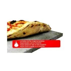 ETNA Pizza Set - Grote Pizzasteen & GRATIS Pizzaschep - 30 Cm X 38 Cm - Echt Italiaanse Pizzasteen - Broodbaksteen - BBQ Pizzasteen - Gemaakt Van Lavasteen Uit De Etna - Non-stick - Eppicotispai -Optimaal Barbecue Winkel 1200x1200 524