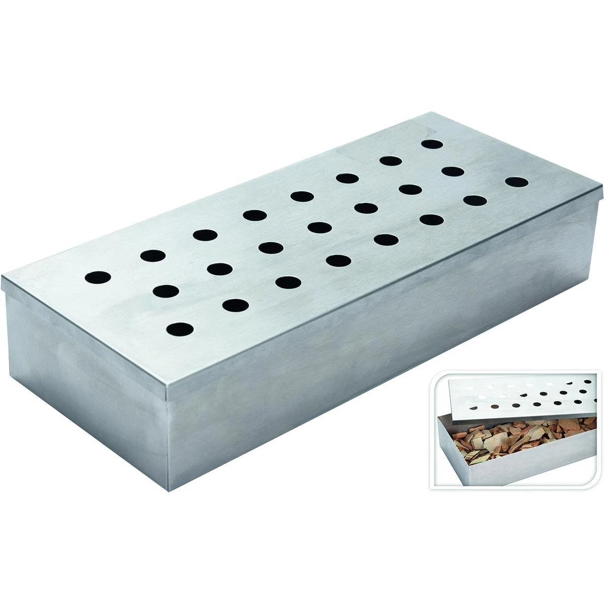 Merkloos Excellent Houseware BBQ Smoker Box 2 Merkloos Excellent Houseware BBQ Smoker Box - Afbeelding 2