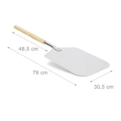 Relaxdays Pizzaschep - Vierkant - Metaal -Optimaal Barbecue Winkel 1200x1200 531