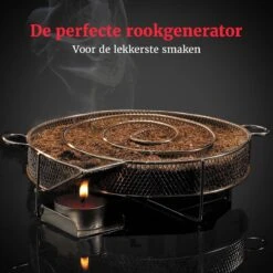 GrillX Cold Smoke Generator Met 1KG Kersen Rookmot - 6 Liter - Smokerbox - RVS Rookbox - Rookgenerator - Koud Roken - BBQ Accesoires -Optimaal Barbecue Winkel 1200x1200 548