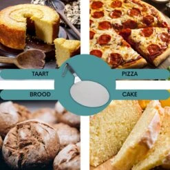 Nowad Pizzaschep RVS Rond - 30,5 Cm - PVC Handvat 12 Nowad Pizzaschep RVS Rond - 30,5 Cm - PVC Handvat -Optimaal Barbecue Winkel 1200x1200 556